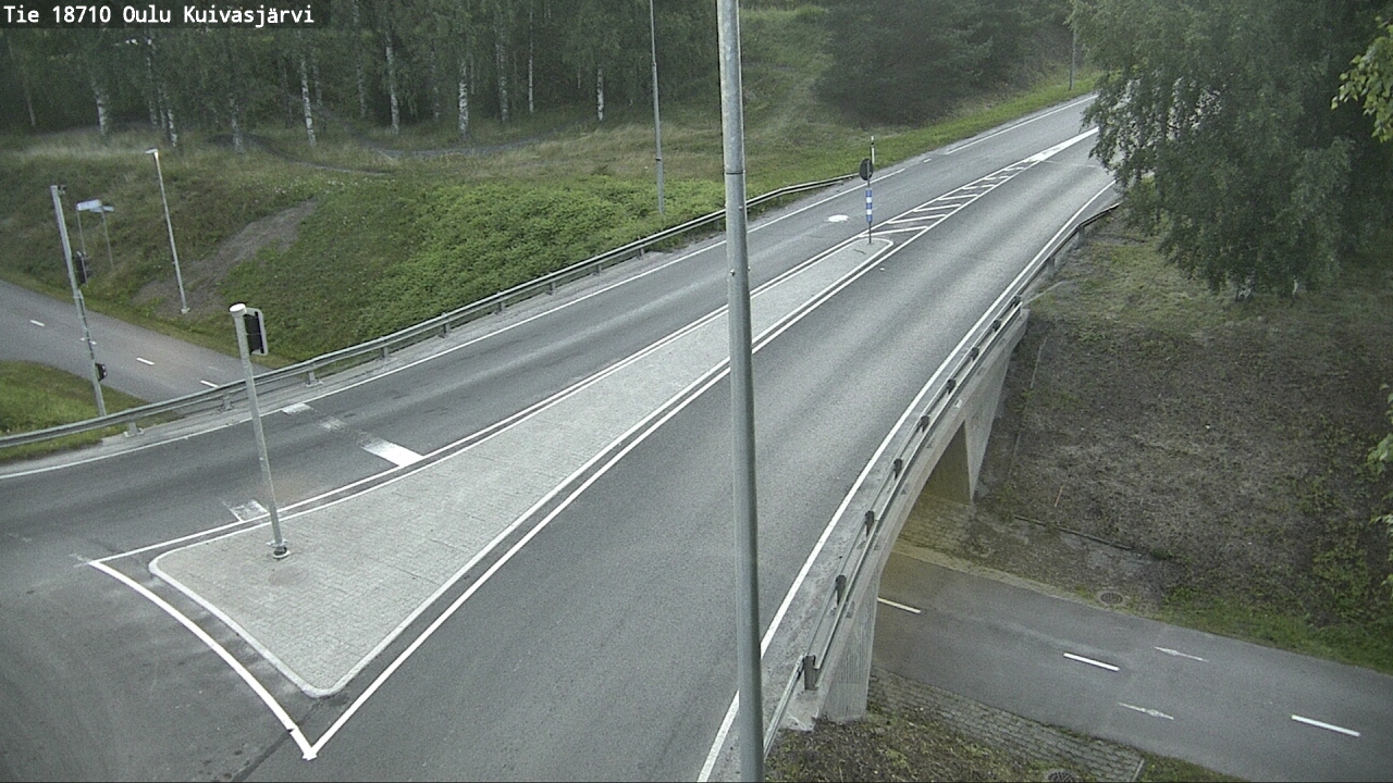 Weather Camera Image road 18710 Oulu Kuivasjärvi, Oulu, Pohjois-Pohjanmaa