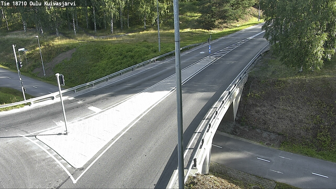 Weather Camera Image road 18710 Oulu Kuivasjärvi, Oulu, Pohjois-Pohjanmaa