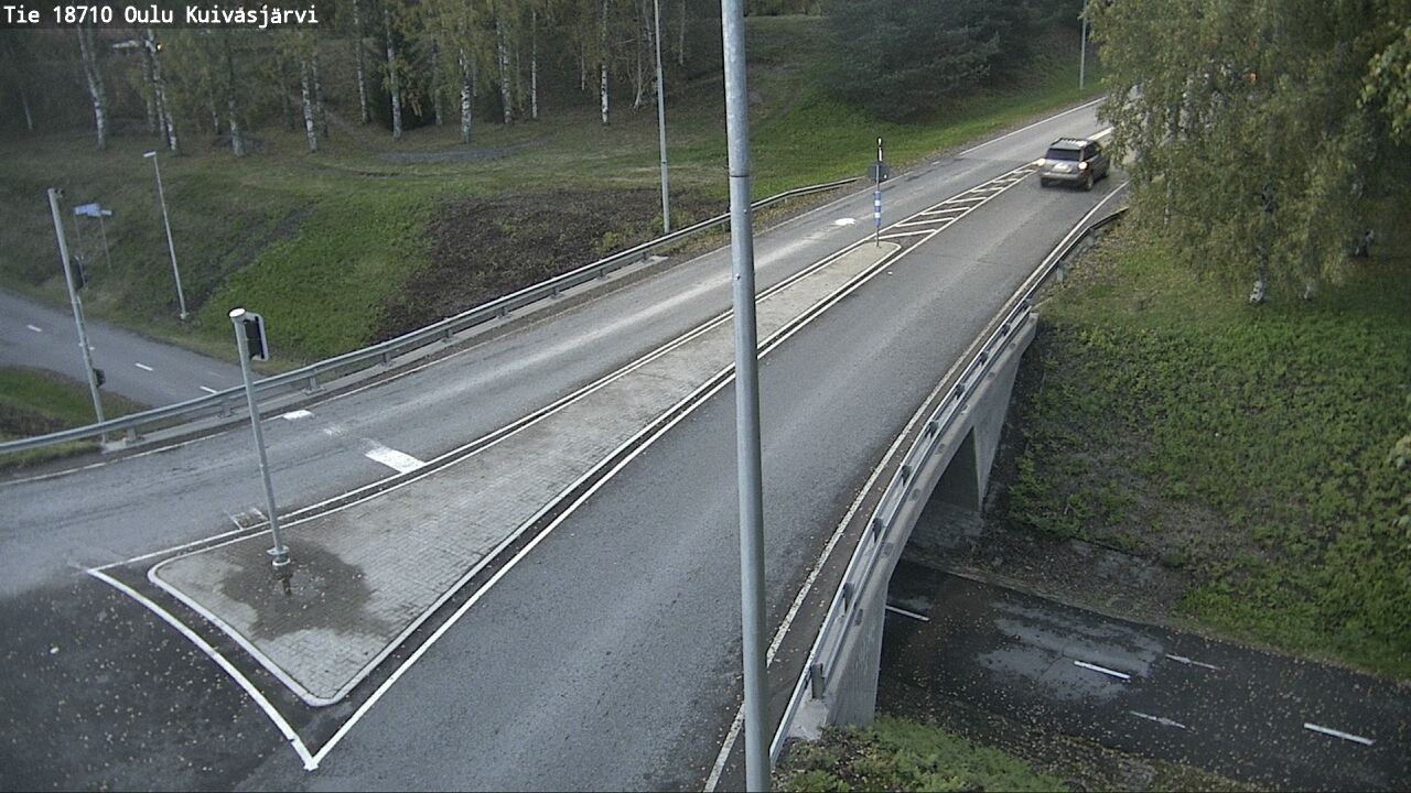 Weather Camera Image väg 18710 Oulu Kuivasjärvi, Oulu, Pohjois-Pohjanmaa