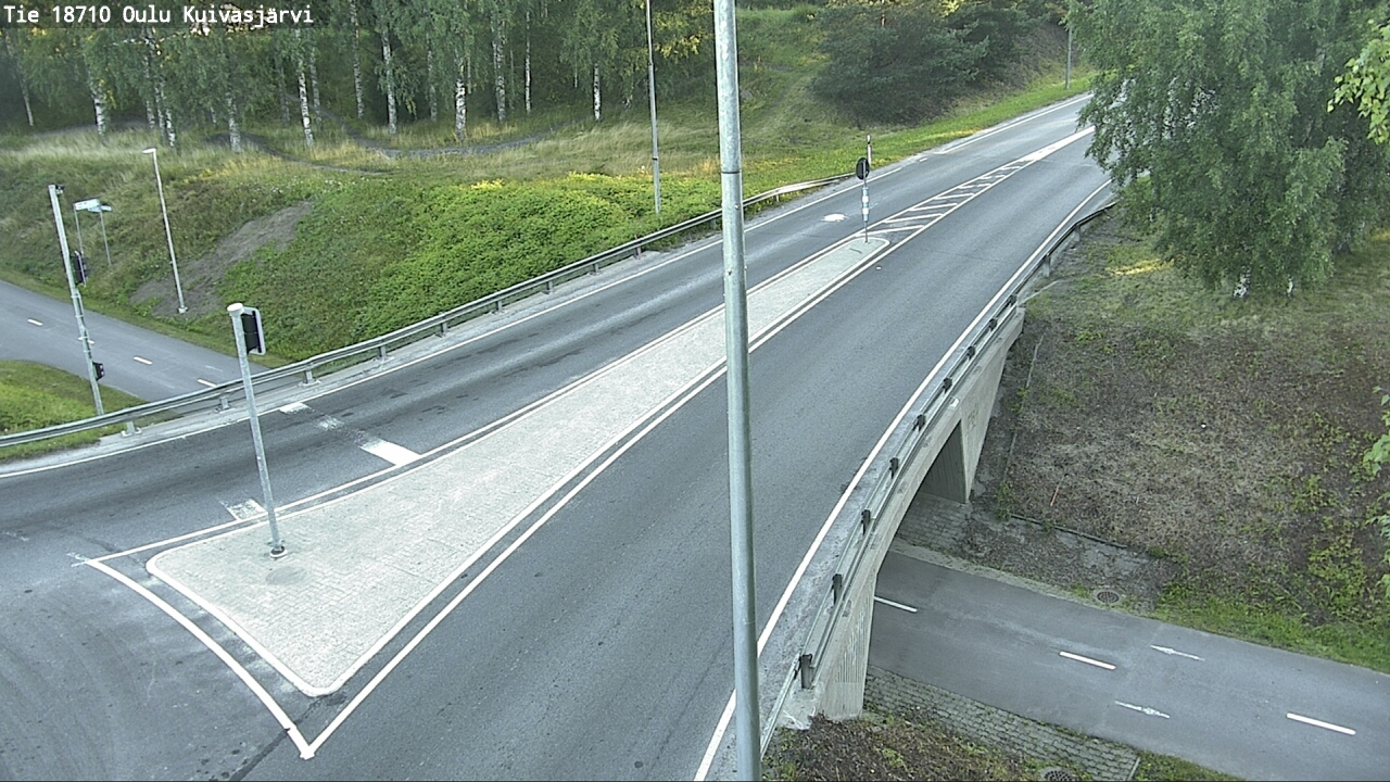 Weather Camera Image road 18710 Oulu Kuivasjärvi, Oulu, Pohjois-Pohjanmaa