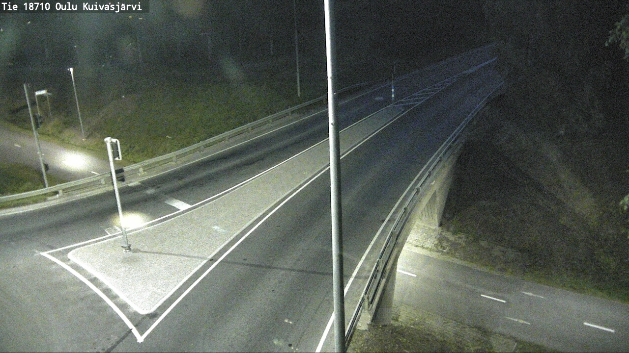 Weather Camera Image road 18710 Oulu Kuivasjärvi, Oulu, Pohjois-Pohjanmaa