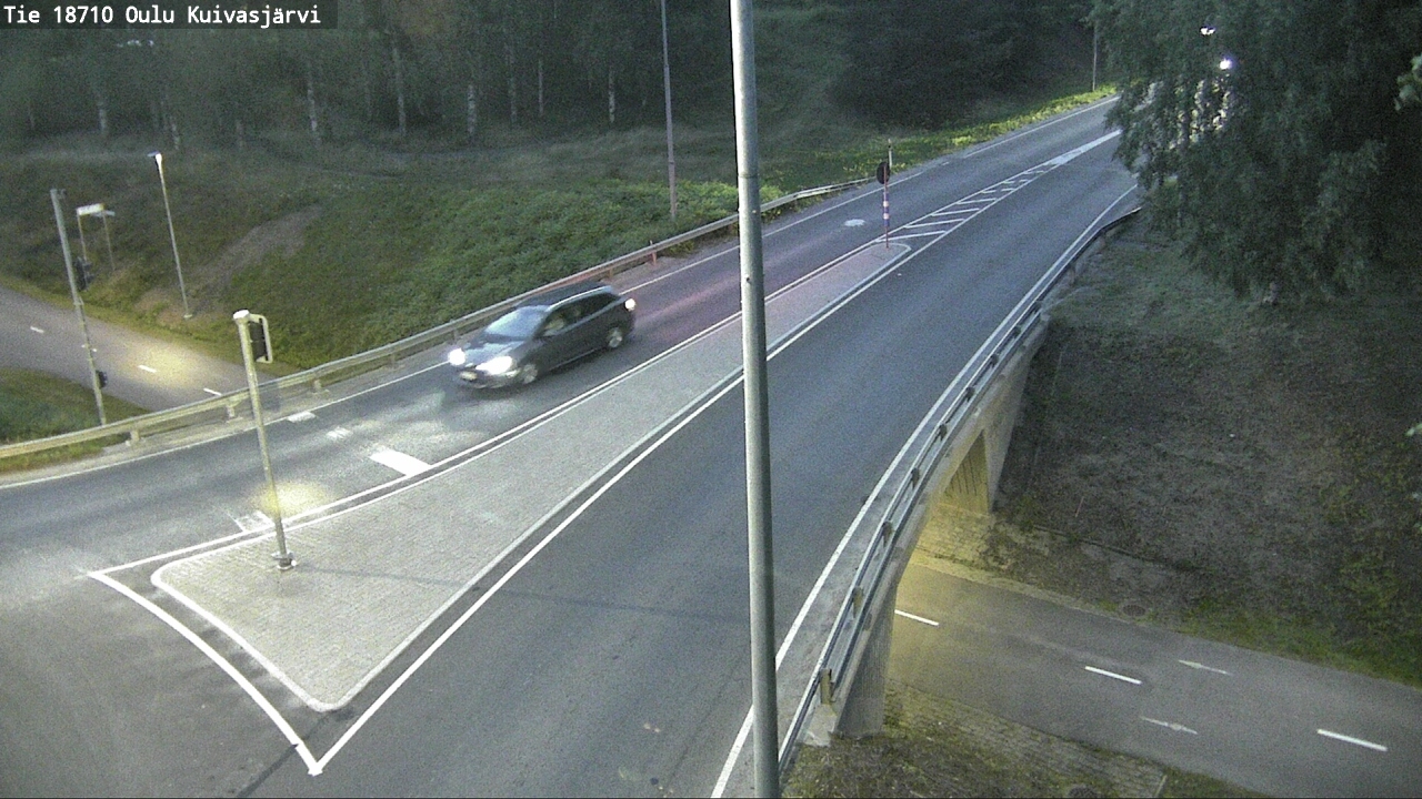 Weather Camera Image road 18710 Oulu Kuivasjärvi, Oulu, Pohjois-Pohjanmaa