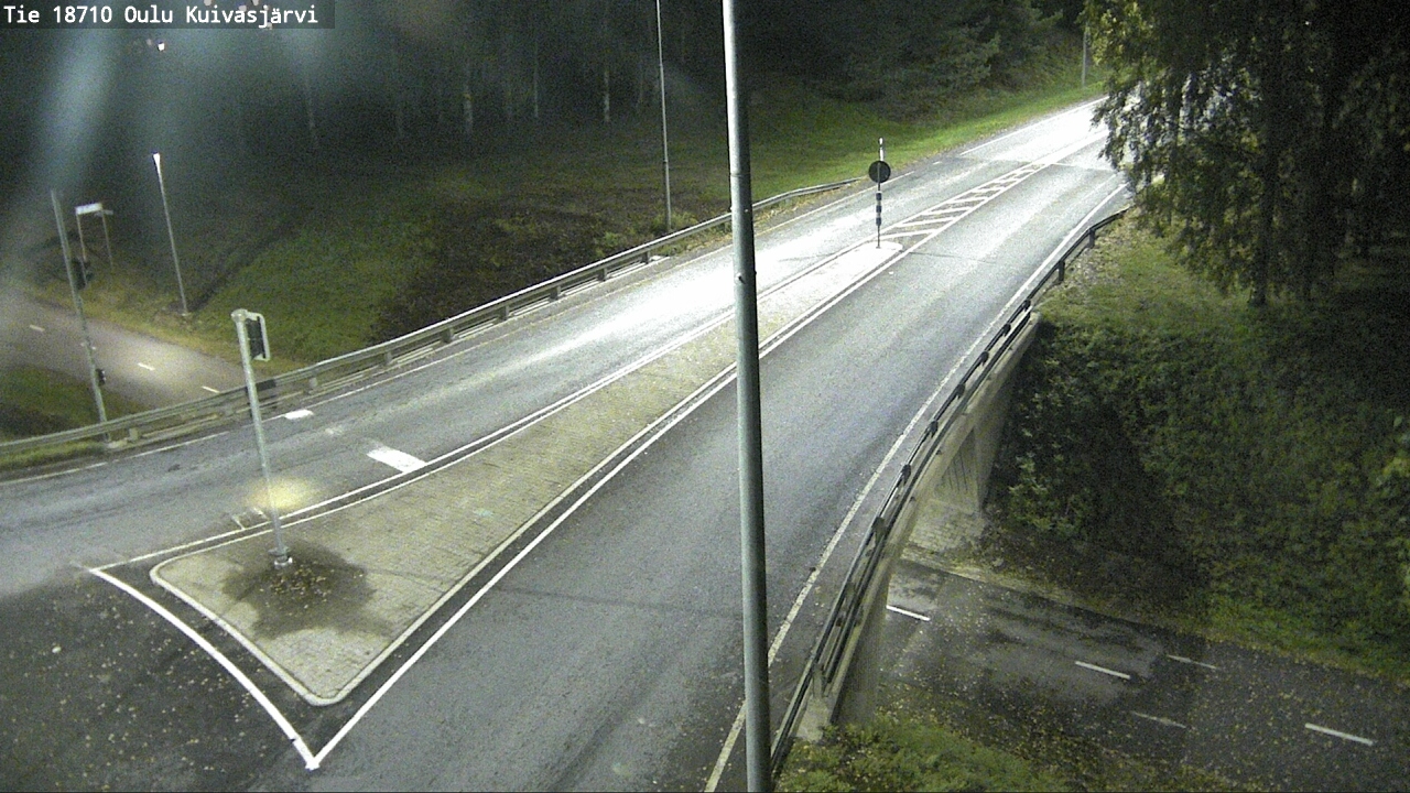 Weather Camera Image väg 18710 Oulu Kuivasjärvi, Oulu, Pohjois-Pohjanmaa
