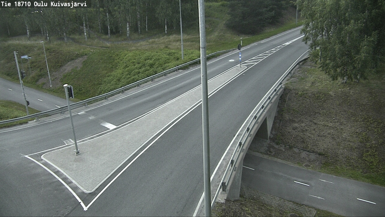 Weather Camera Image road 18710 Oulu Kuivasjärvi, Oulu, Pohjois-Pohjanmaa