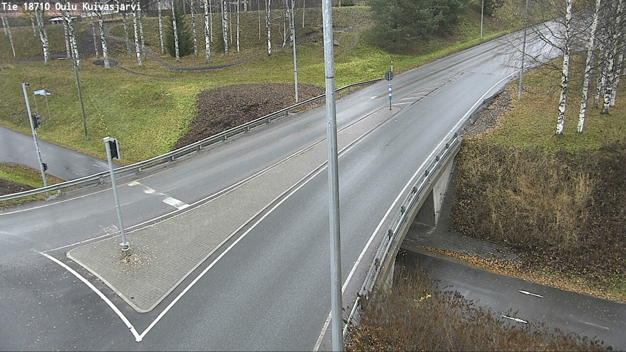 Weather Camera Image road 18710 Oulu Kuivasjärvi, Oulu, Pohjois-Pohjanmaa