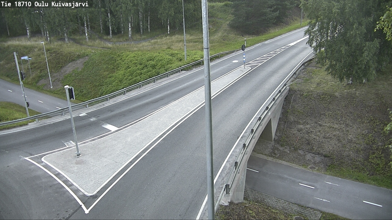 Weather Camera Image road 18710 Oulu Kuivasjärvi, Oulu, Pohjois-Pohjanmaa