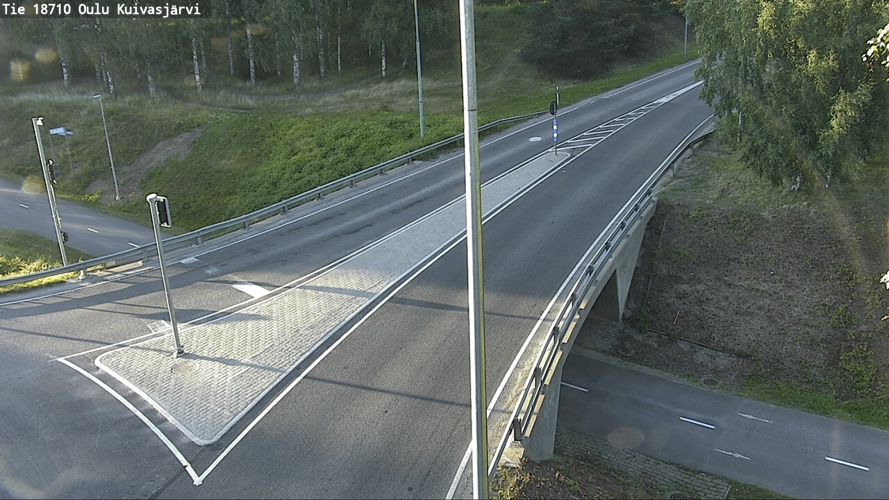 Weather Camera Image road 18710 Oulu Kuivasjärvi, Oulu, Pohjois-Pohjanmaa