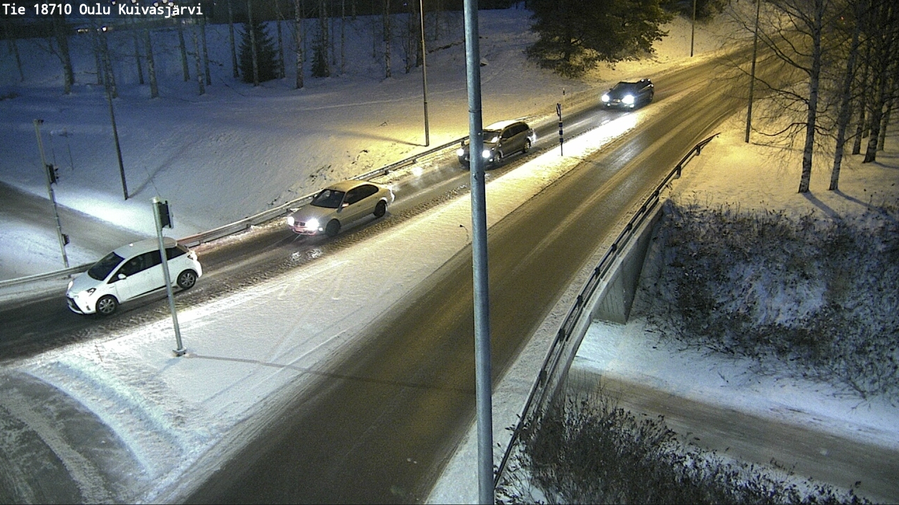 Weather Camera Image road 18710 Oulu Kuivasjärvi, Oulu, Pohjois-Pohjanmaa
