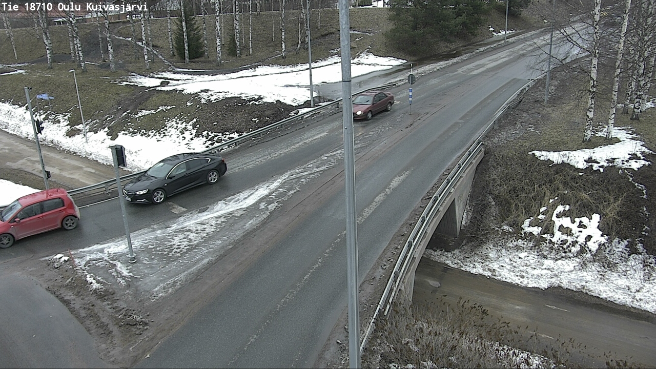 Weather Camera Image road 18710 Oulu Kuivasjärvi, Oulu, Pohjois-Pohjanmaa