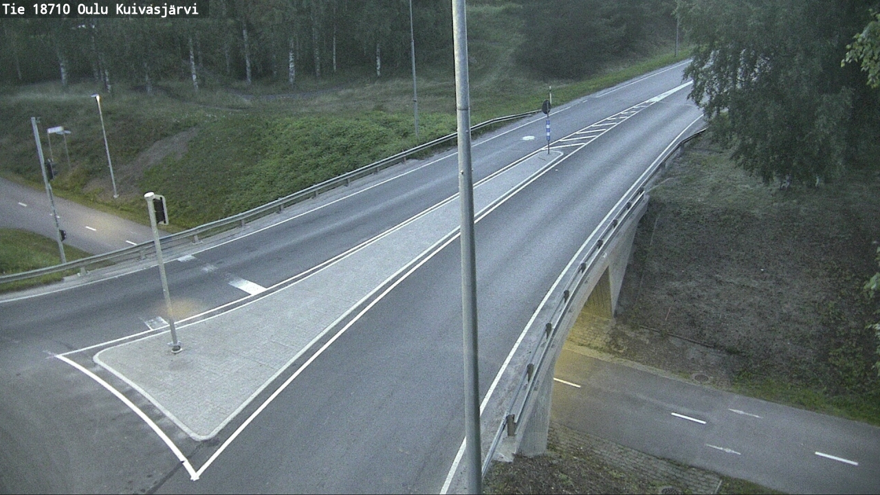 Weather Camera Image road 18710 Oulu Kuivasjärvi, Oulu, Pohjois-Pohjanmaa