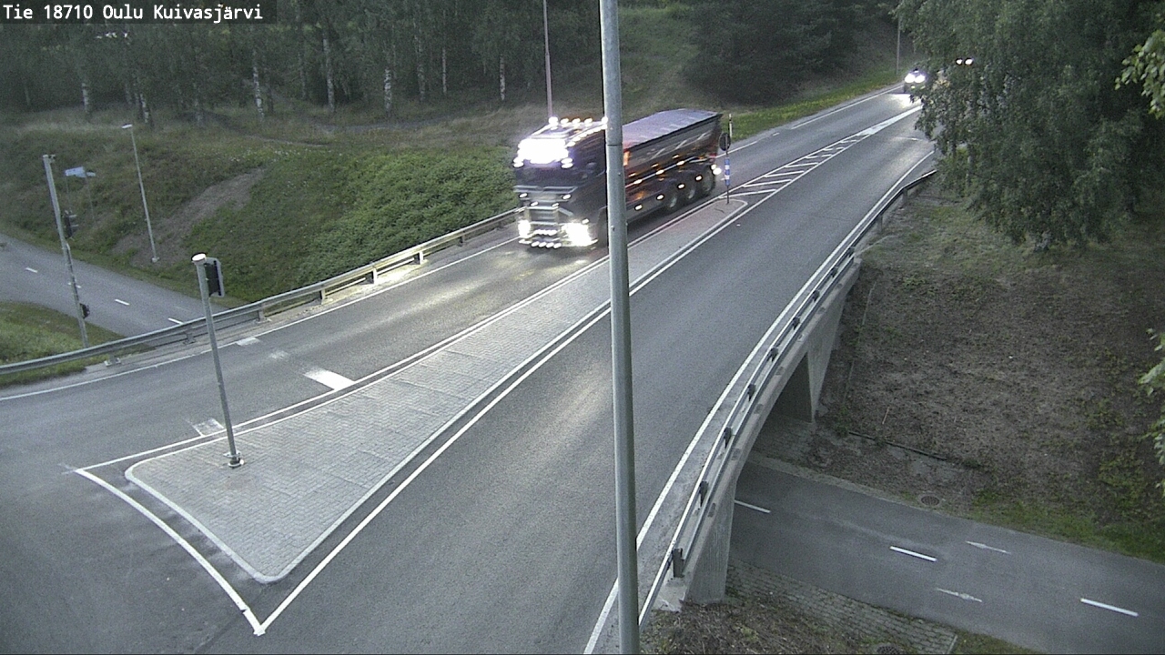 Weather Camera Image road 18710 Oulu Kuivasjärvi, Oulu, Pohjois-Pohjanmaa