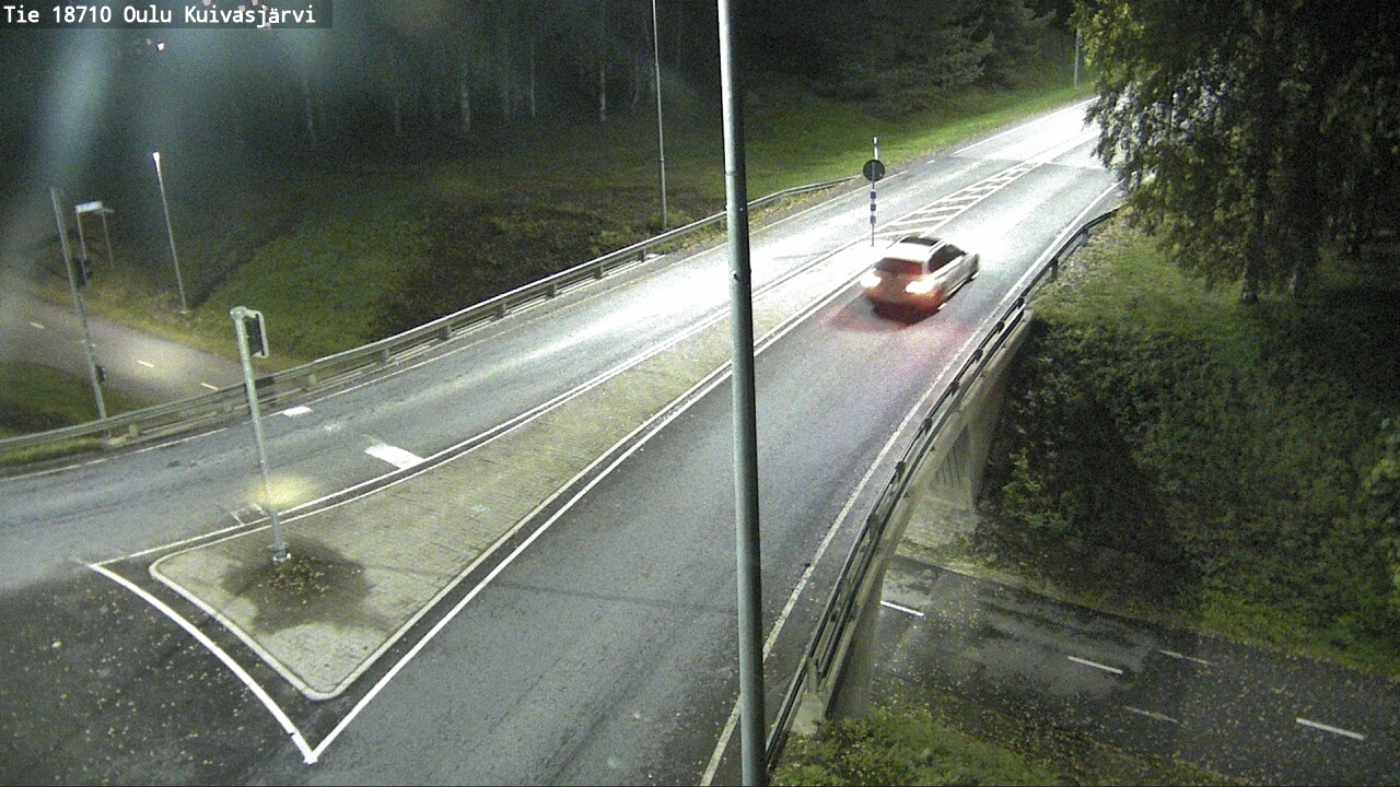 Weather Camera Image väg 18710 Oulu Kuivasjärvi, Oulu, Pohjois-Pohjanmaa
