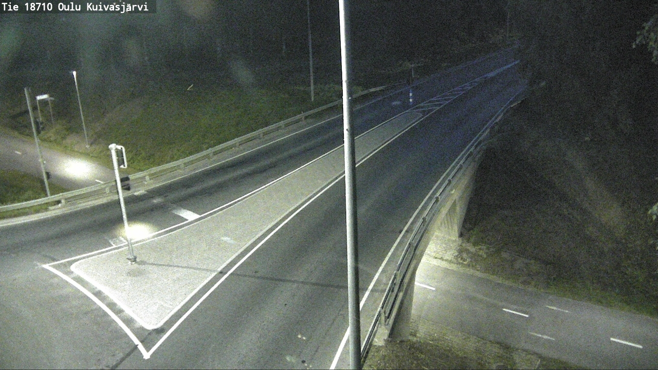 Weather Camera Image road 18710 Oulu Kuivasjärvi, Oulu, Pohjois-Pohjanmaa