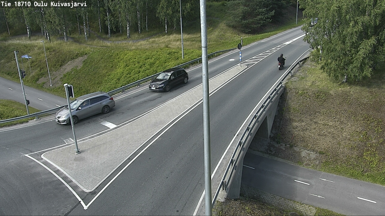 Weather Camera Image road 18710 Oulu Kuivasjärvi, Oulu, Pohjois-Pohjanmaa