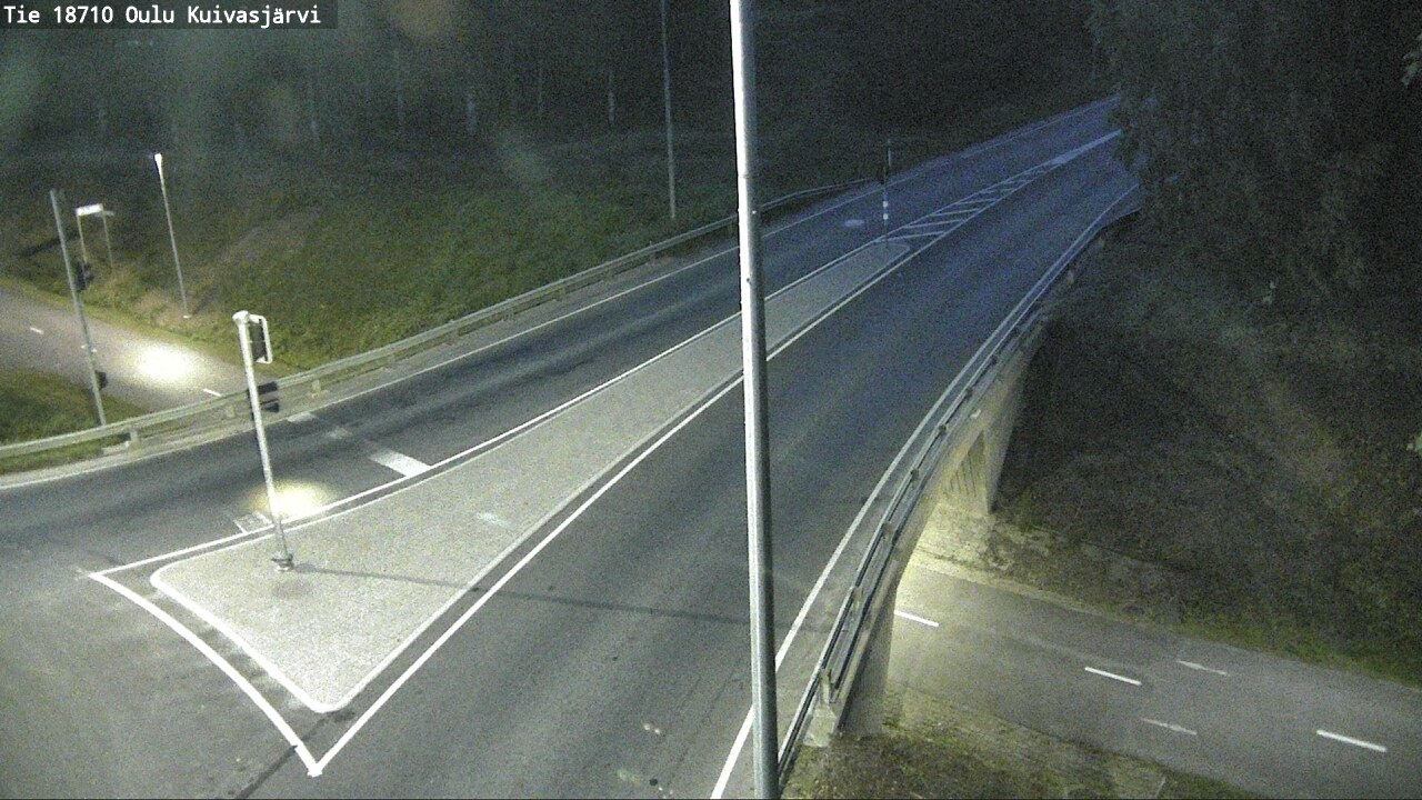 Weather Camera Image road 18710 Oulu Kuivasjärvi, Oulu, Pohjois-Pohjanmaa