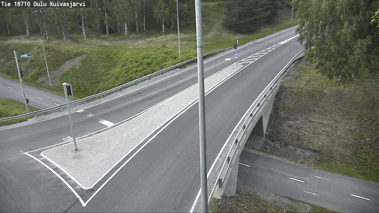 Weather Camera Image road 18710 Oulu Kuivasjärvi, Oulu, Pohjois-Pohjanmaa
