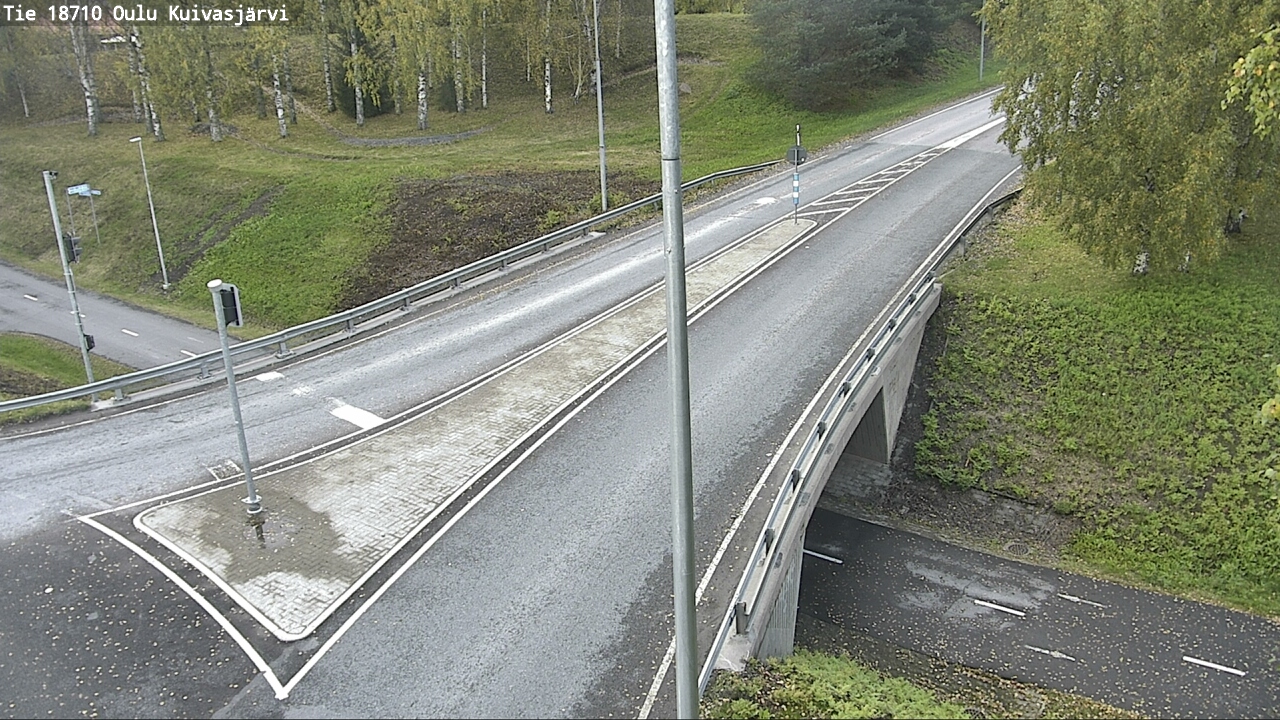 Weather Camera Image väg 18710 Oulu Kuivasjärvi, Oulu, Pohjois-Pohjanmaa