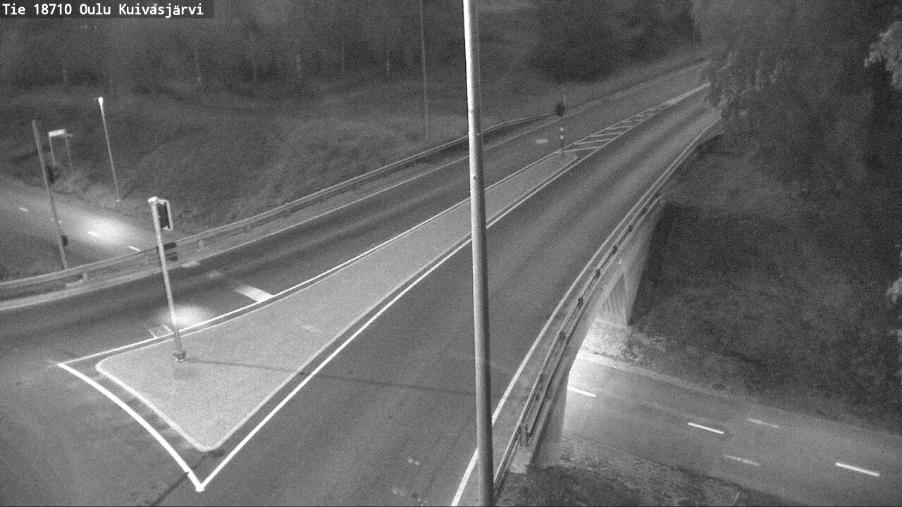 Weather Camera Image road 18710 Oulu Kuivasjärvi, Oulu, Pohjois-Pohjanmaa