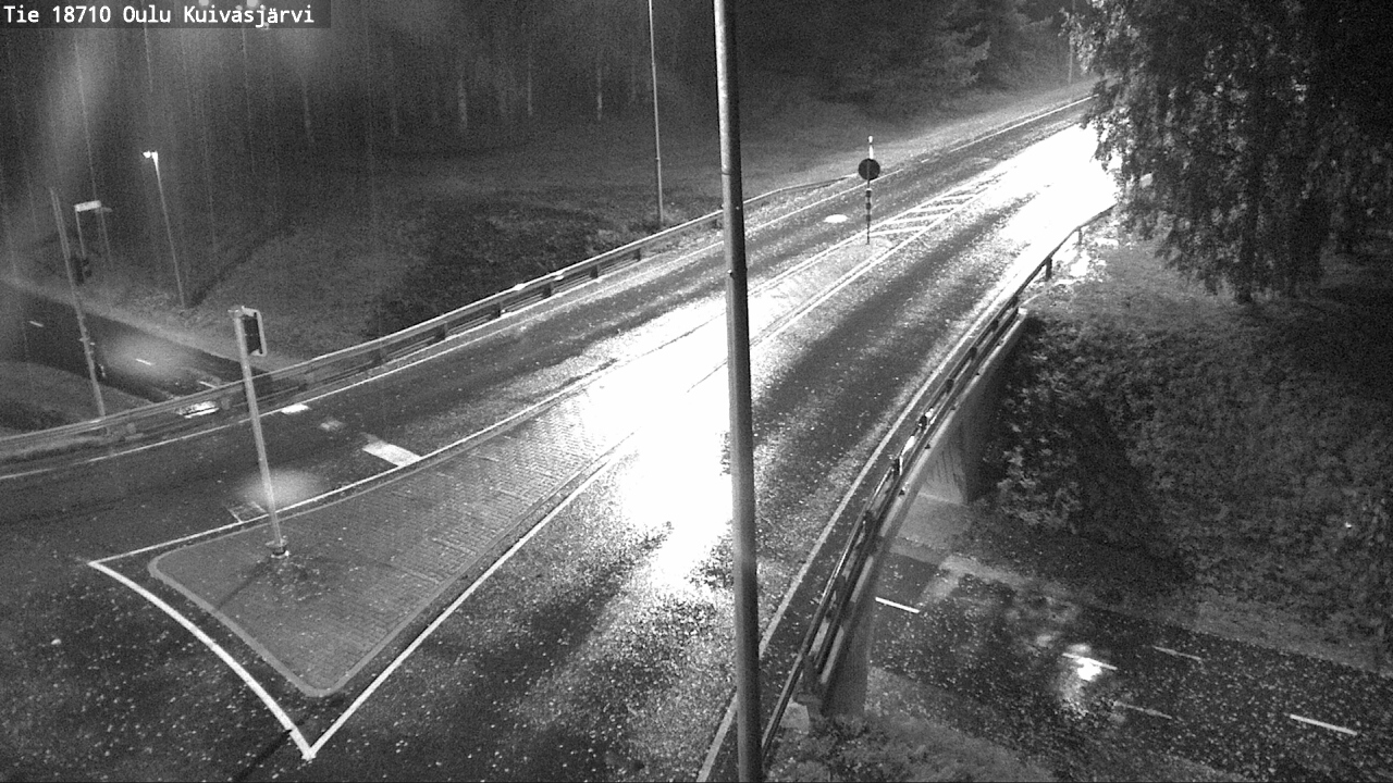 Weather Camera Image väg 18710 Oulu Kuivasjärvi, Oulu, Pohjois-Pohjanmaa