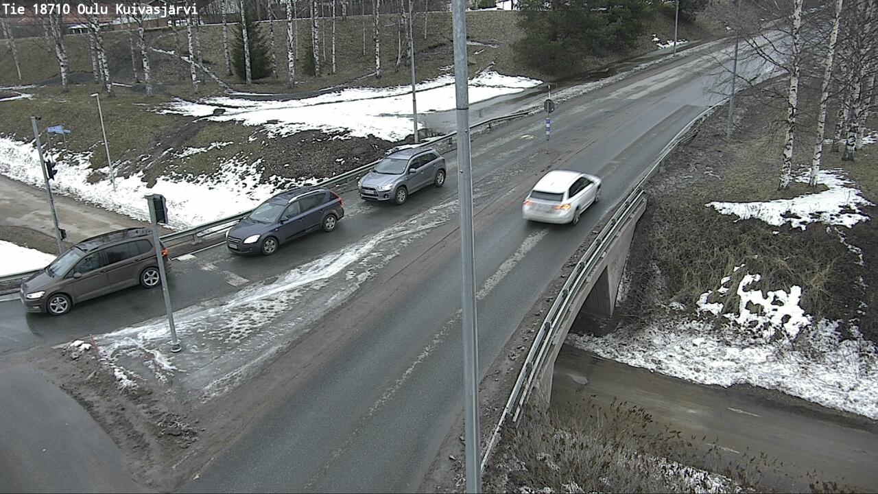 Weather Camera Image road 18710 Oulu Kuivasjärvi, Oulu, Pohjois-Pohjanmaa