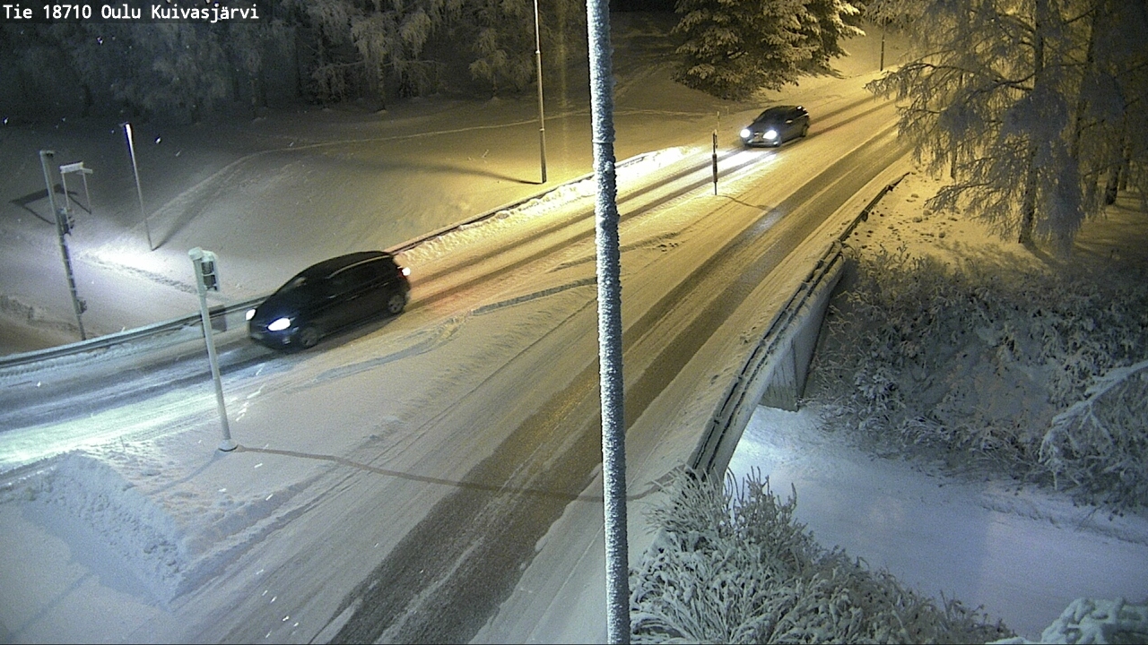 Weather Camera Image road 18710 Oulu Kuivasjärvi, Oulu, Pohjois-Pohjanmaa