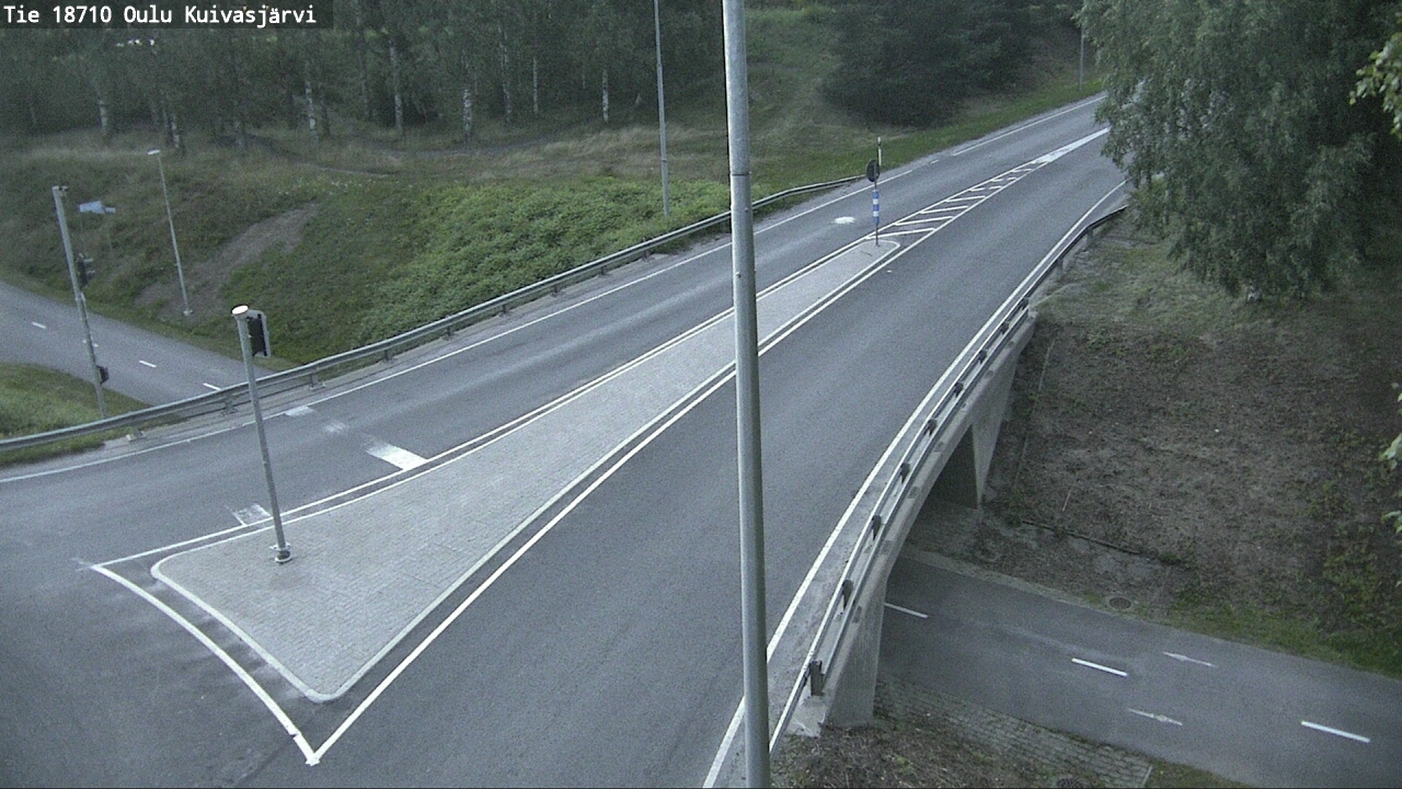 Weather Camera Image road 18710 Oulu Kuivasjärvi, Oulu, Pohjois-Pohjanmaa