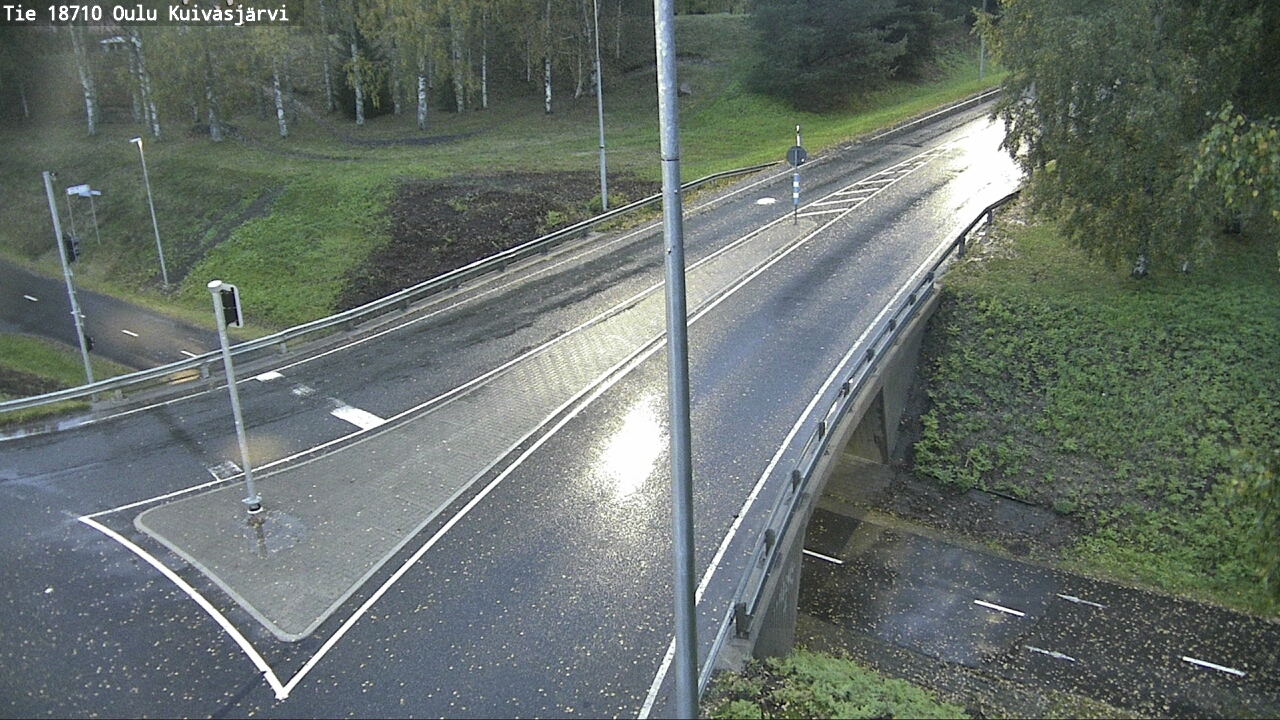 Weather Camera Image väg 18710 Oulu Kuivasjärvi, Oulu, Pohjois-Pohjanmaa