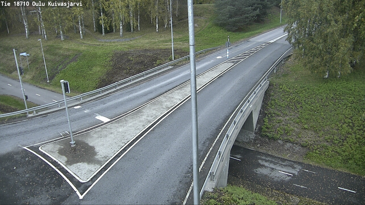 Weather Camera Image väg 18710 Oulu Kuivasjärvi, Oulu, Pohjois-Pohjanmaa