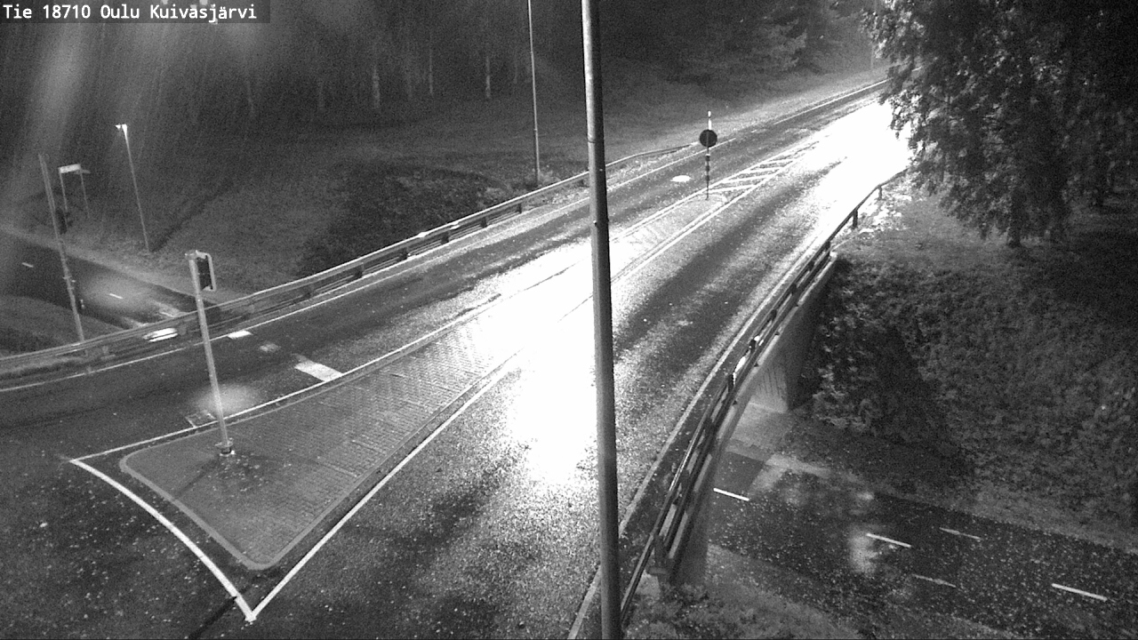Weather Camera Image väg 18710 Oulu Kuivasjärvi, Oulu, Pohjois-Pohjanmaa