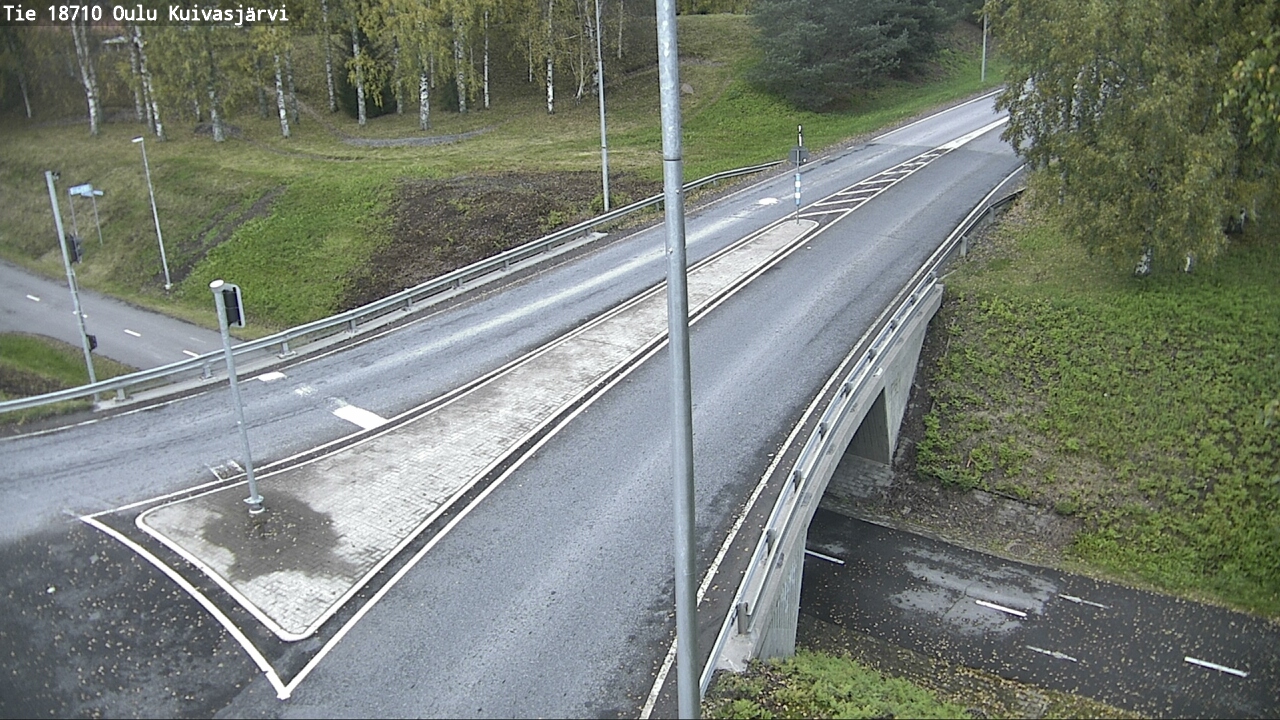 Weather Camera Image väg 18710 Oulu Kuivasjärvi, Oulu, Pohjois-Pohjanmaa