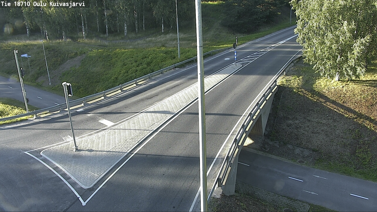 Weather Camera Image road 18710 Oulu Kuivasjärvi, Oulu, Pohjois-Pohjanmaa