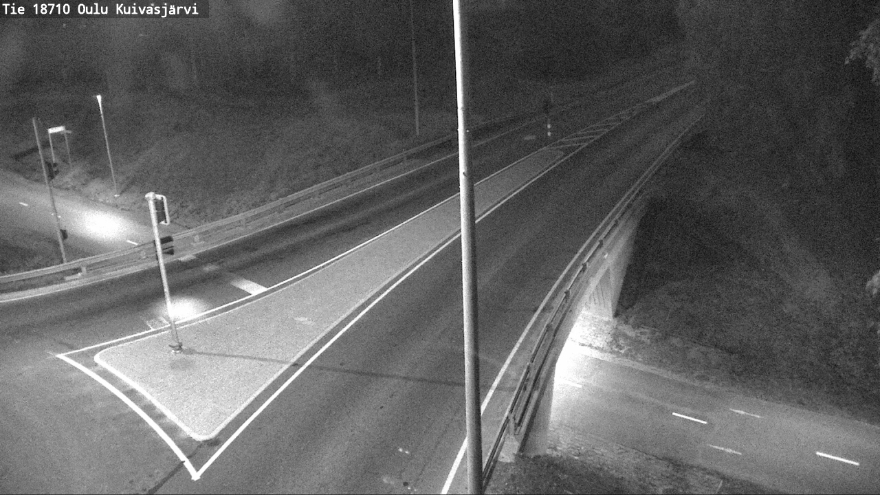 Weather Camera Image road 18710 Oulu Kuivasjärvi, Oulu, Pohjois-Pohjanmaa