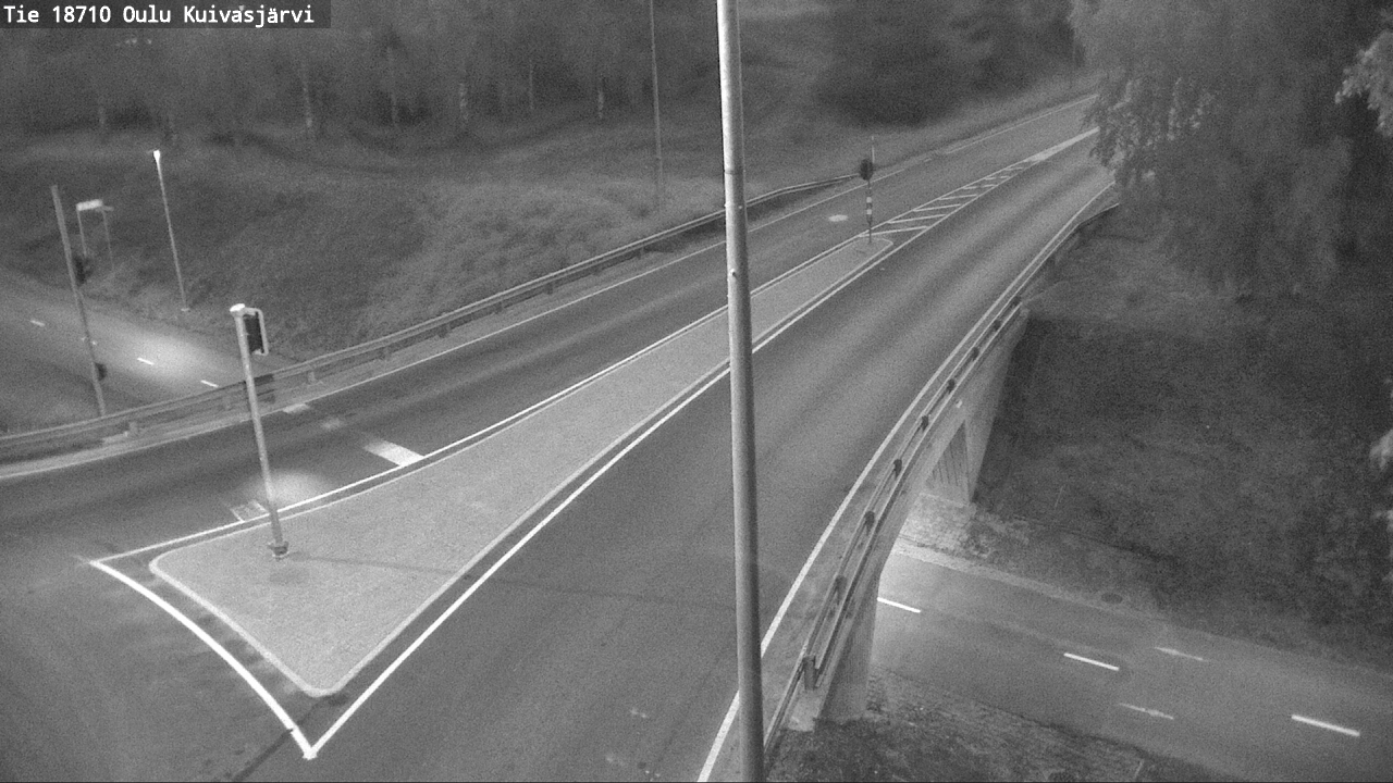 Weather Camera Image road 18710 Oulu Kuivasjärvi, Oulu, Pohjois-Pohjanmaa