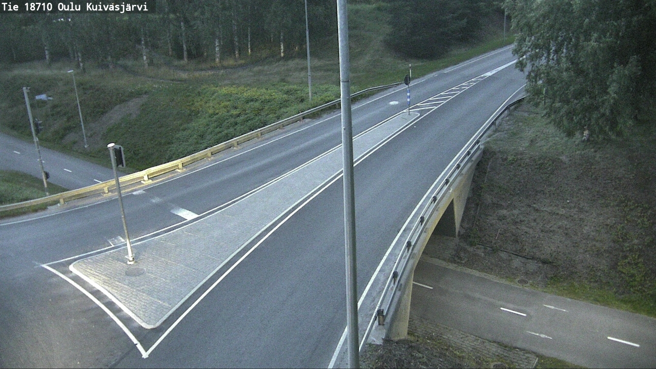 Weather Camera Image road 18710 Oulu Kuivasjärvi, Oulu, Pohjois-Pohjanmaa