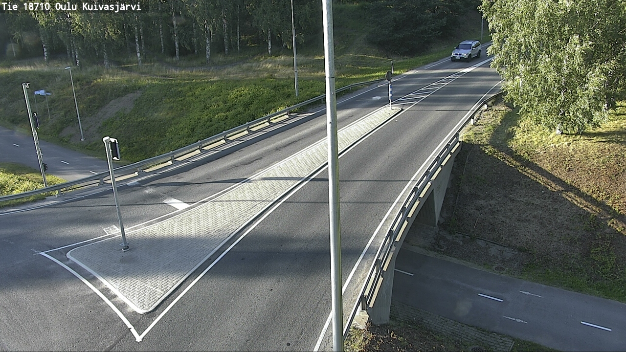 Weather Camera Image road 18710 Oulu Kuivasjärvi, Oulu, Pohjois-Pohjanmaa