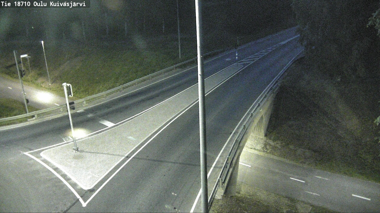Weather Camera Image road 18710 Oulu Kuivasjärvi, Oulu, Pohjois-Pohjanmaa
