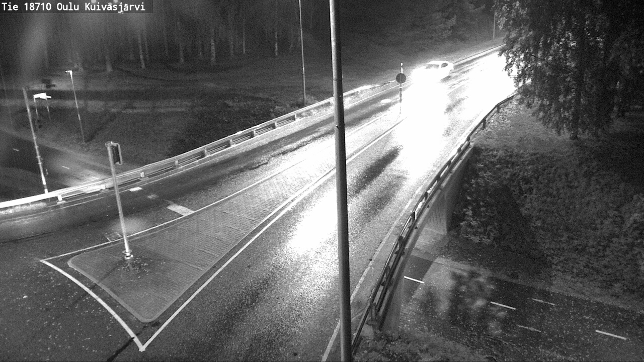 Weather Camera Image väg 18710 Oulu Kuivasjärvi, Oulu, Pohjois-Pohjanmaa