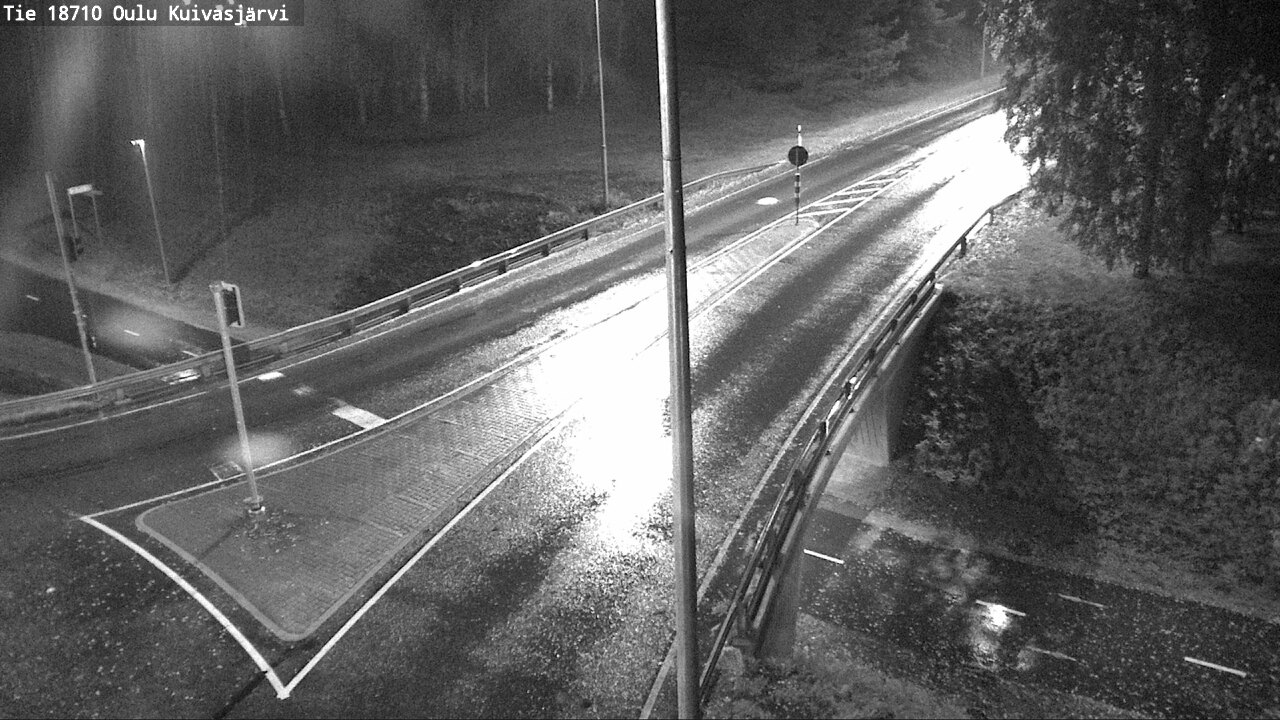 Weather Camera Image väg 18710 Oulu Kuivasjärvi, Oulu, Pohjois-Pohjanmaa
