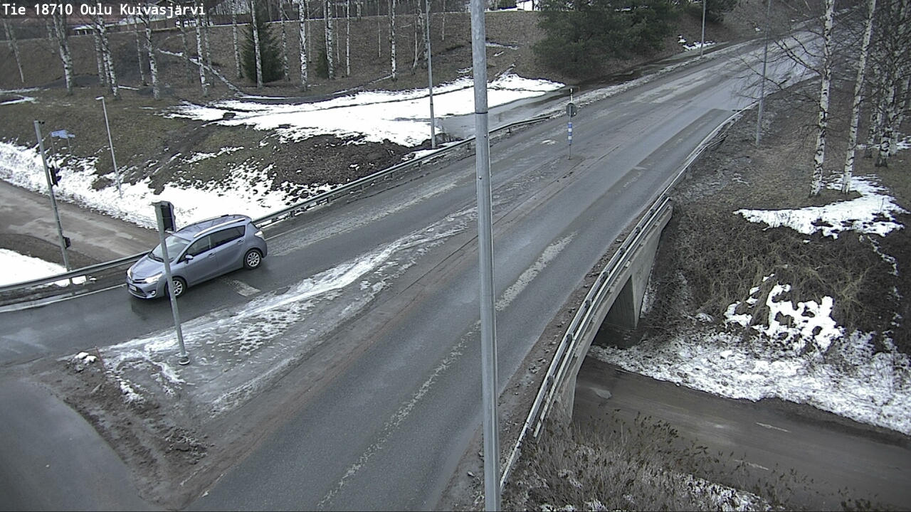 Weather Camera Image road 18710 Oulu Kuivasjärvi, Oulu, Pohjois-Pohjanmaa