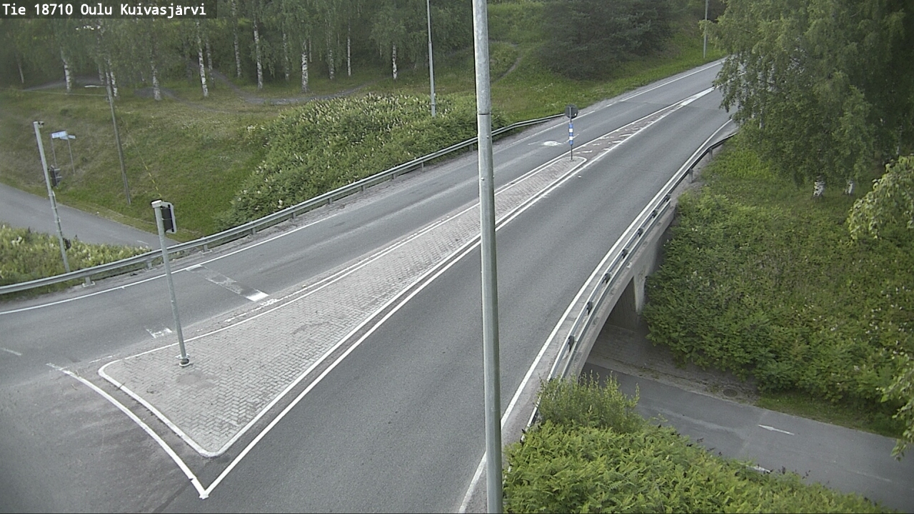 Weather Camera Image road 18710 Oulu Kuivasjärvi, Oulu, Pohjois-Pohjanmaa