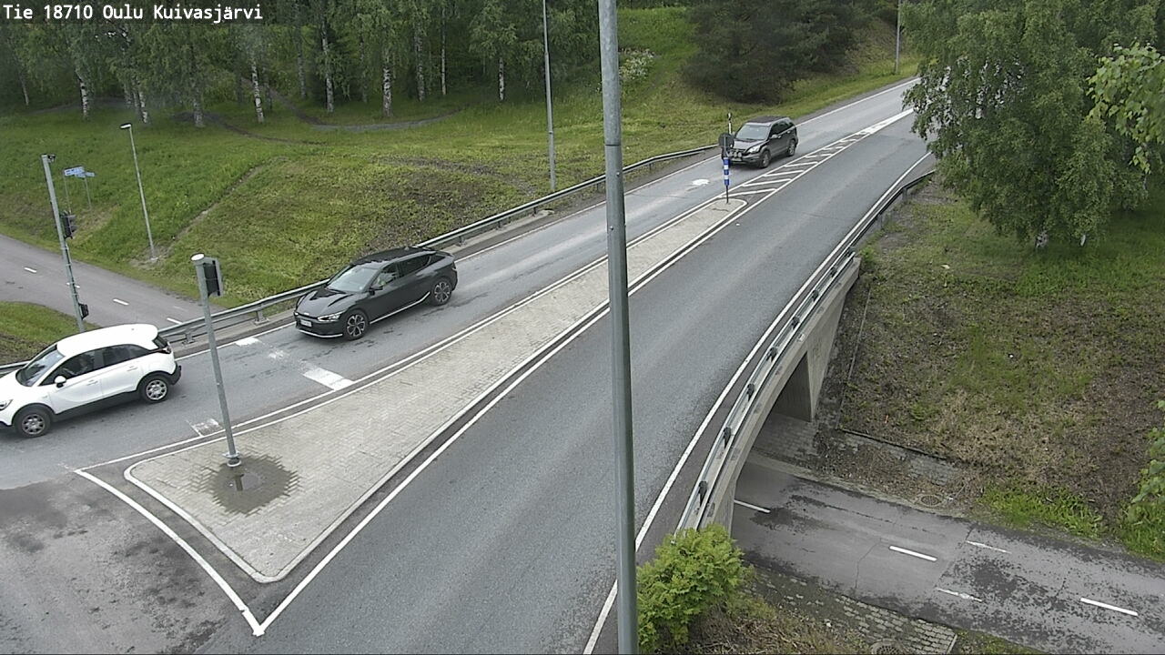 Weather Camera Image väg 18710 Oulu Kuivasjärvi, Oulu, Pohjois-Pohjanmaa