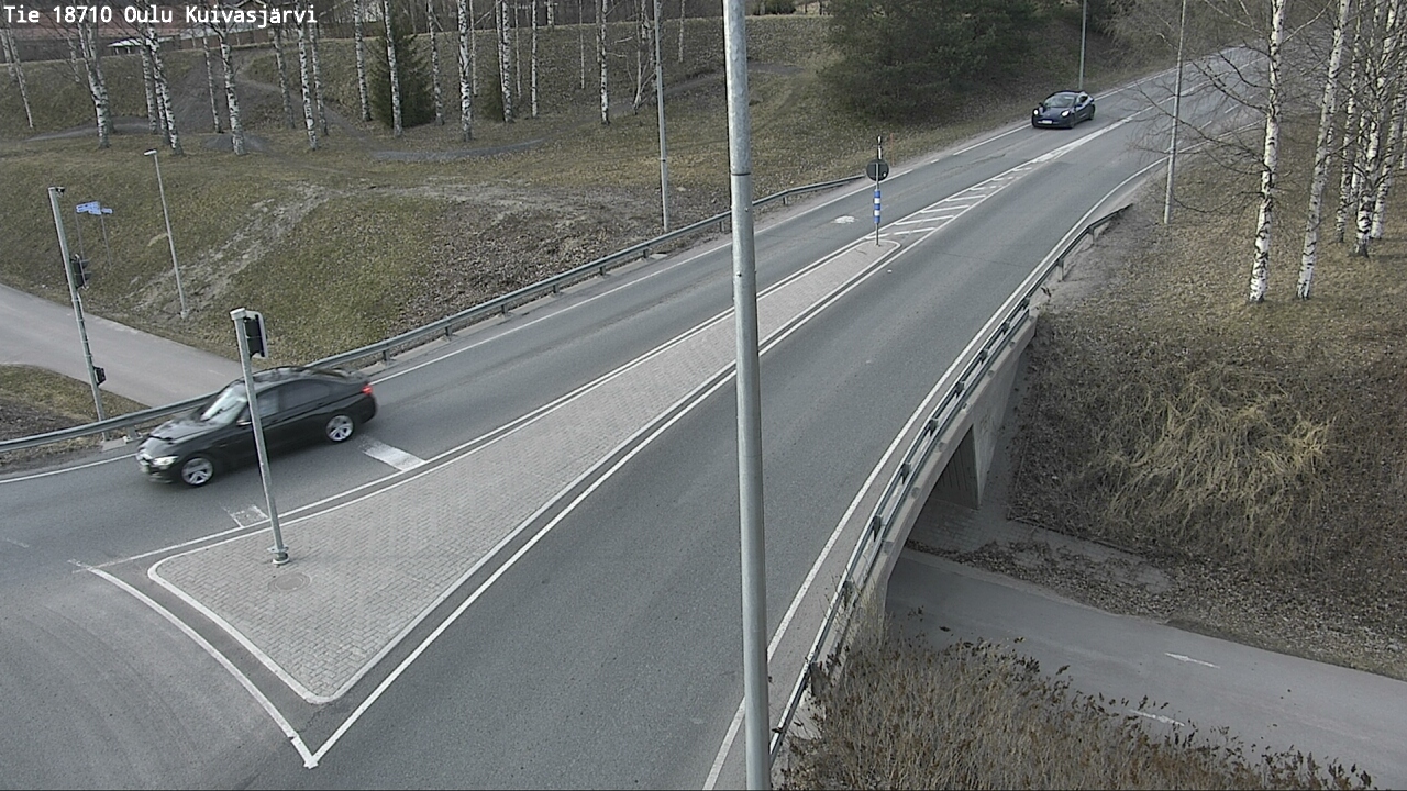 Weather Camera Image väg 18710 Oulu Kuivasjärvi, Oulu, Pohjois-Pohjanmaa