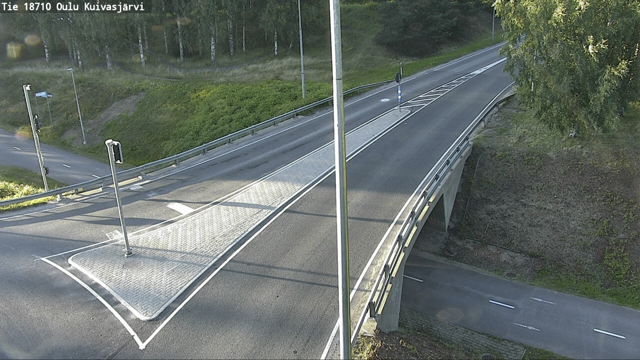 Weather Camera Image road 18710 Oulu Kuivasjärvi, Oulu, Pohjois-Pohjanmaa