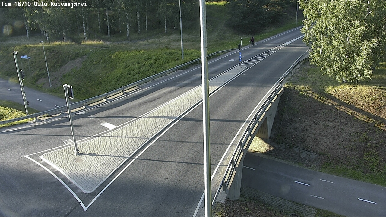 Weather Camera Image road 18710 Oulu Kuivasjärvi, Oulu, Pohjois-Pohjanmaa