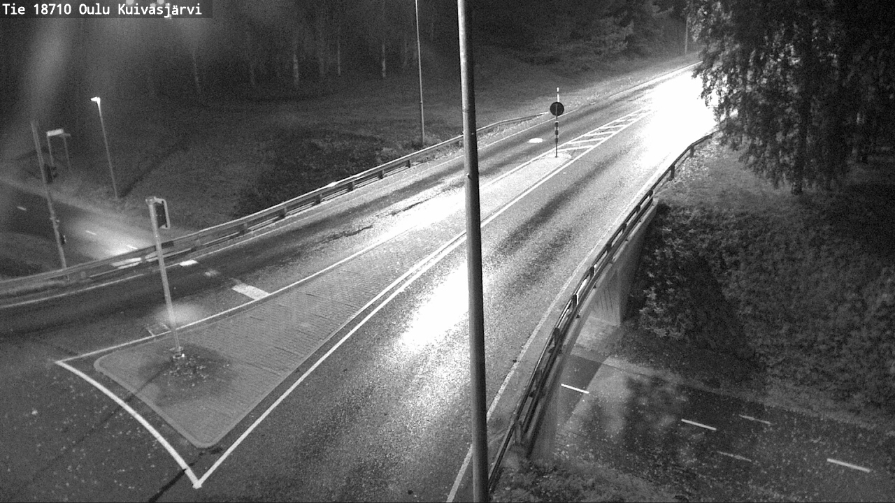 Weather Camera Image väg 18710 Oulu Kuivasjärvi, Oulu, Pohjois-Pohjanmaa