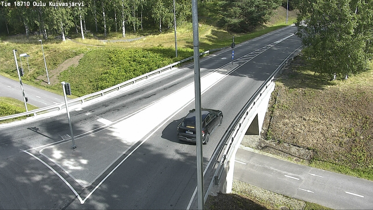Weather Camera Image road 18710 Oulu Kuivasjärvi, Oulu, Pohjois-Pohjanmaa