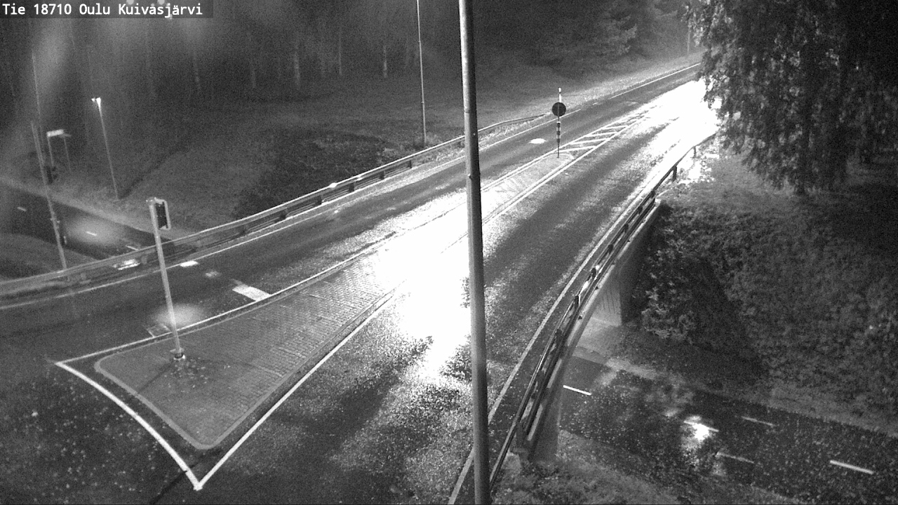 Weather Camera Image väg 18710 Oulu Kuivasjärvi, Oulu, Pohjois-Pohjanmaa
