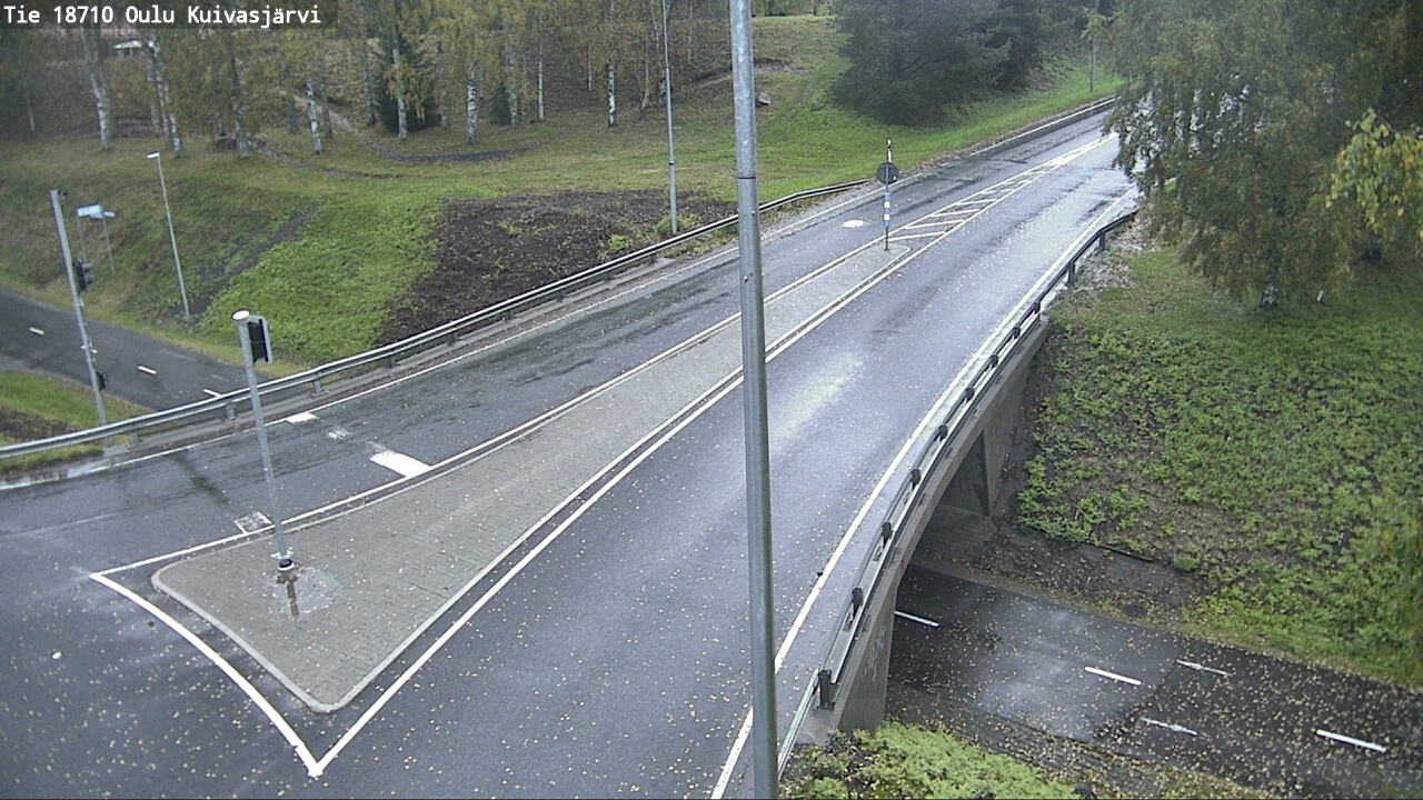 Weather Camera Image väg 18710 Oulu Kuivasjärvi, Oulu, Pohjois-Pohjanmaa