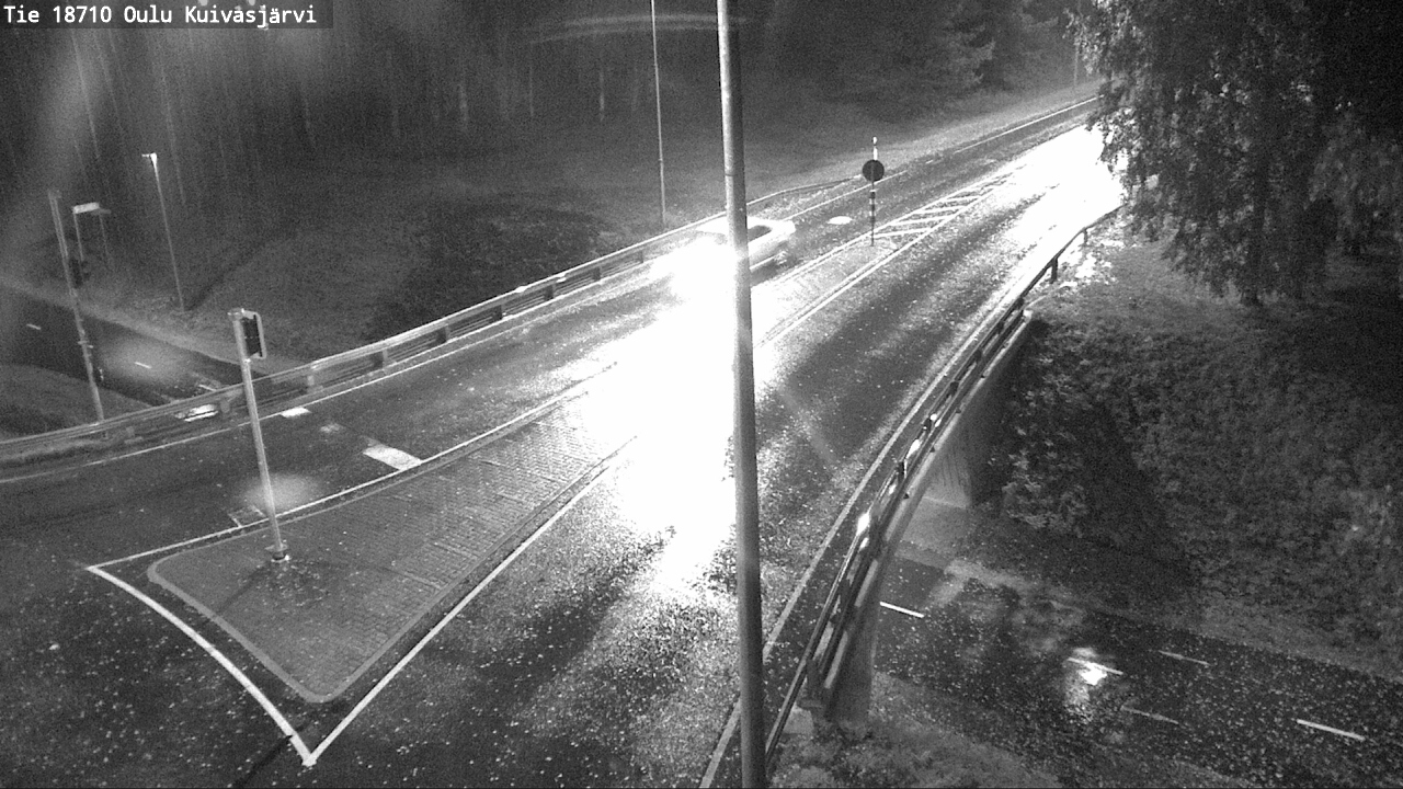 Weather Camera Image väg 18710 Oulu Kuivasjärvi, Oulu, Pohjois-Pohjanmaa
