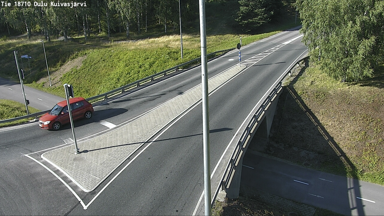 Weather Camera Image road 18710 Oulu Kuivasjärvi, Oulu, Pohjois-Pohjanmaa